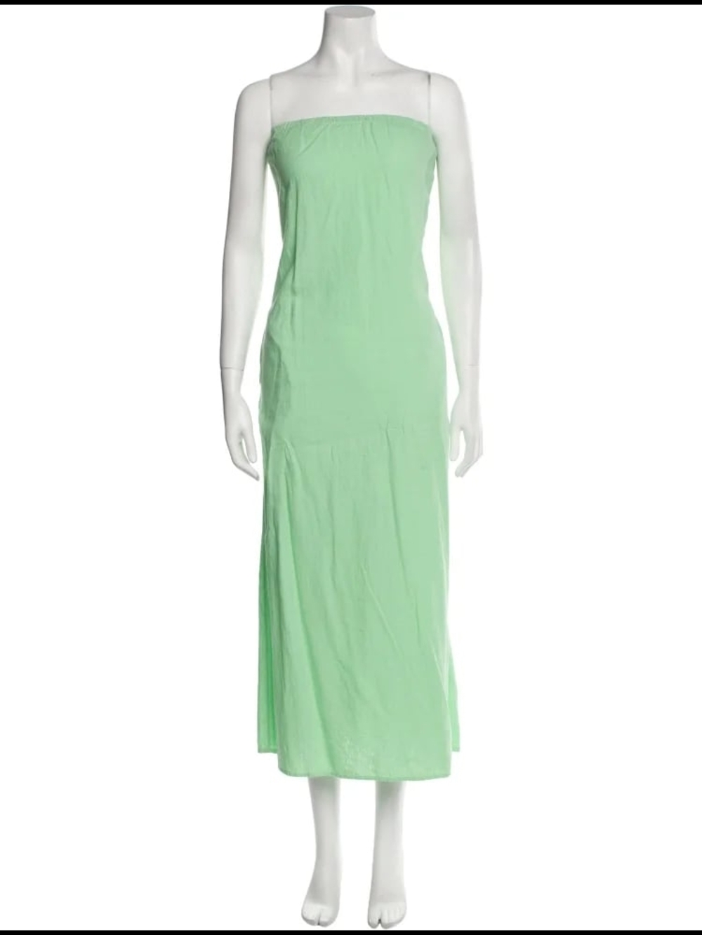 Stateside Strapless Mint-Tea Midi Dress